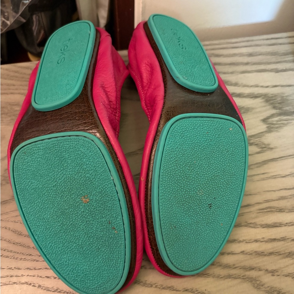 Tieks Pink Ballet Flats - Picture 3 of 7